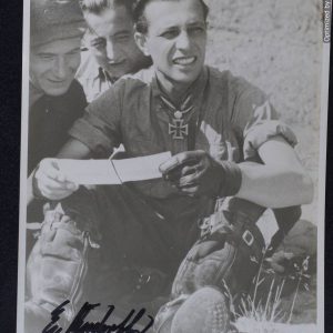 SMGL-142 Erich Rudorffer Signed Photo card