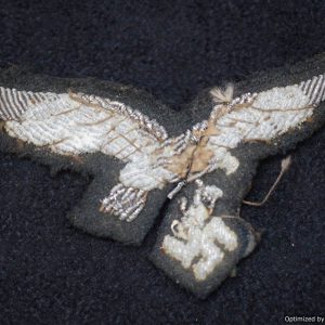 SMGL-147 Luftwaffe Officers Overseas cap eagle damaged *SOLD