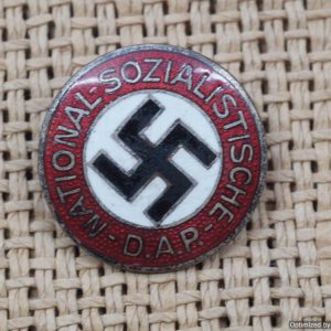 SMGL-1921 NSDAP Party Badge RZM M1/63  Steinhauer u. L?ck Transitional *SOLD