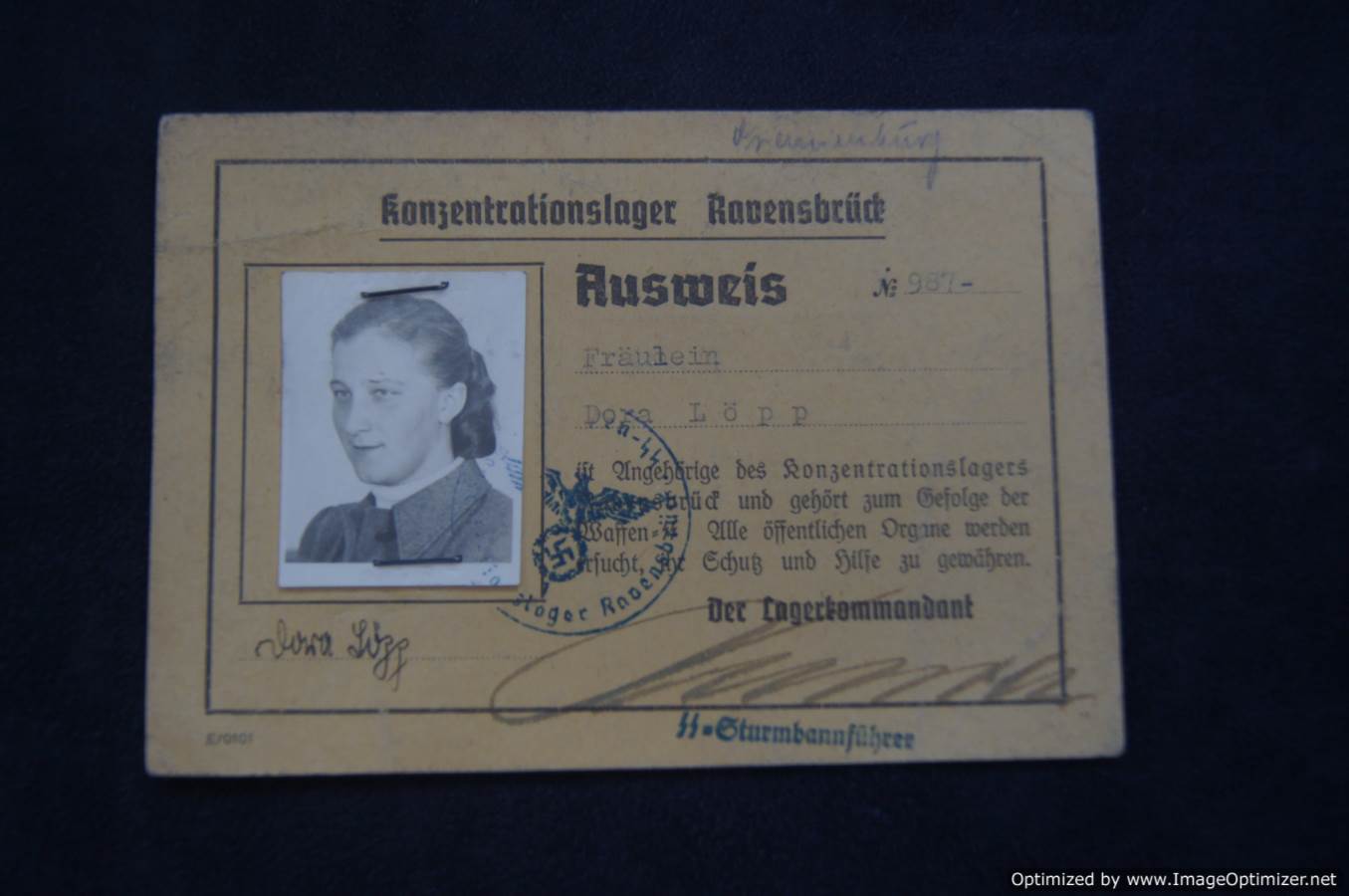 Ravensbruck Jay Gillespie collection