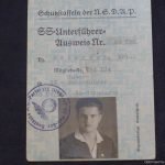 SS Ausweis Unterfuhrer Erich Helmrich Jay Gillespie collection
