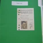SS Fuhrer Ausweis for Theodor Sorg