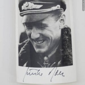SMGP-1003  Fighter Ace G?nther Rall signed 4x6 *SOLD