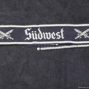 Reichskriegerbund Cuff Title for "Sudwest"