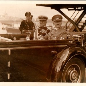 SMGL-2355 Hitler with Mikl?s Horthy Postcard *SOLD