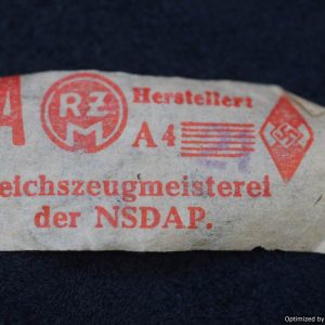 SMGL-237 Paper RZM HJ tag for "A" tax rate