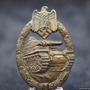SMGL-275 Panzer Assault Badge Bronze by Karl Wurster *SOLD