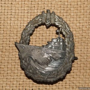 SMGA-827 Naval Destroyer War Badge  Schwerin *SOLD