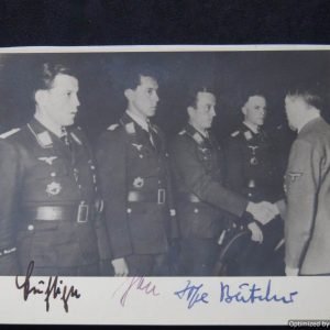 SMGL-125  4 Pilot Signed photo, Buehligan Jabs, Jope, Baetcher