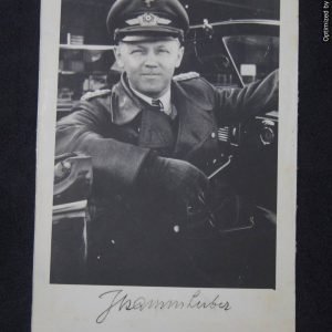 SMGL-132 General Josef  Kammhuber Signed Photo *SOLD