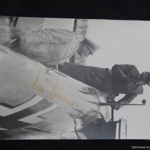 SMGL-130  Adolf Galland W/ Goering Signed photo *SOLD