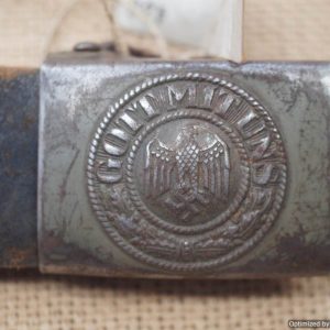 SMGL-1905  B&N '41 Marked heer buckle w/ belt *SOLD