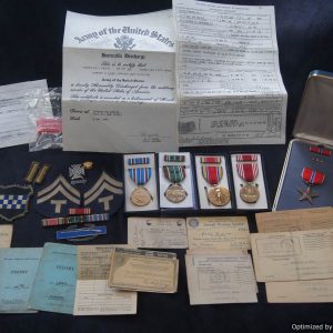 SMGL-2107 Personal Items from US Army Technician 5th Grade (T/5) Fred Bacon *SOLD