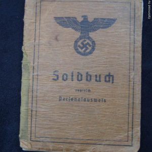 SMGL-2148 Soldbuch & allied discharge paper for Edward Maier *SOLD