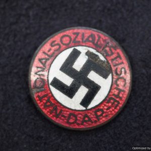 SMGL-2367  Enamel NSDAP party badge Damaged by Paulmann & Crone M1/78 *SOLD