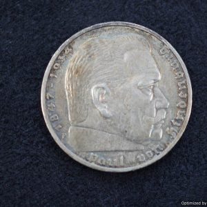 SMGL-2372  Nazi 5 Mark coin *SOLD