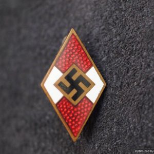 SMGL-2379  Hitler Youth Membership pin RZM m1/163  *SOLD