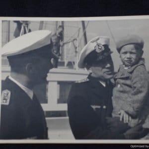 SMGM-2366  Kriegsmarine Photo officer w/son