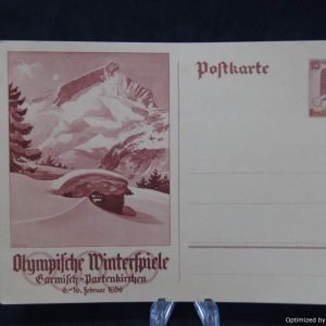 SMGL-2207 Olympic 1936 Post card