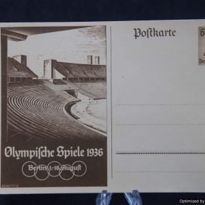 SMGL-2212 Olympic Postcard 1936 *SOLD