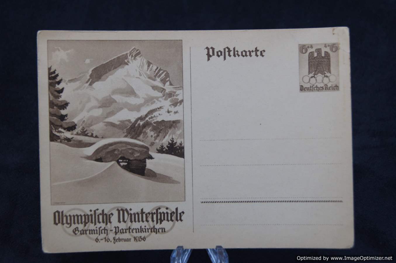 Olympic Postcard 1936