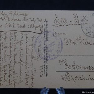 SMGL-2213 WW1 Grave site Post Card *SOLD