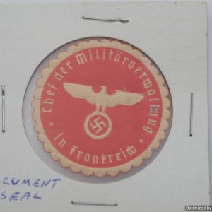 SMGP-461  Nazi Document Seal *SOLD