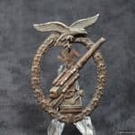 Luftwaffe Flak Badge "lizard Head"