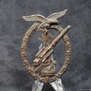 Luftwaffe Flak Badge "lizard Head"