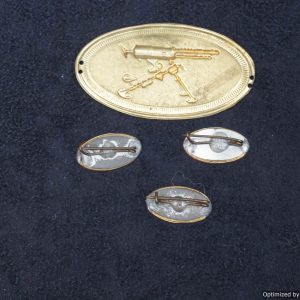 SMGL-2414  Spanish Civil War Machine Gunner badges 4 pcs *SOLD