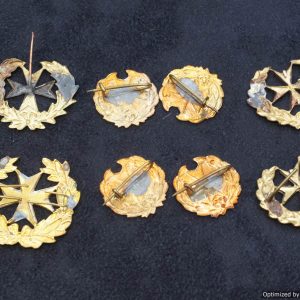 SMGL-2417  Spanish Civil War insignia 8 pc lot