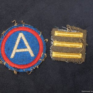 SMGL-2449  US Third Army patch with Service bars WW2 *SOLD