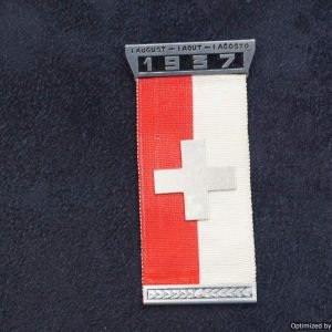 SMGL-2524 1937 Boy scout World Jamboree Swiss Contingent Medal