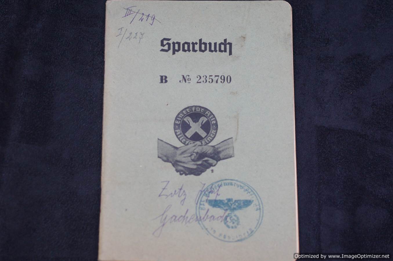 Farmers Sparbuch