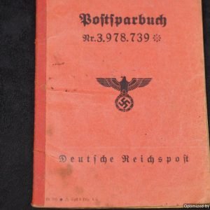 SMGL-2407 Postsparbuch deutsche Reichspost