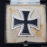 Cased Non magnetic Iron Cross 1st class by W&L