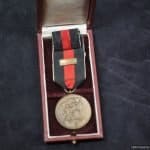 Entry into Sudentenland medal cased with prague bar