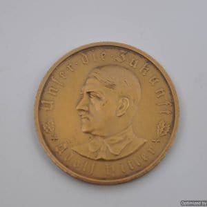 SMGP-827 1933 Bronze Adolf Hitler Schicksalswende Medal Cased *SOLD
