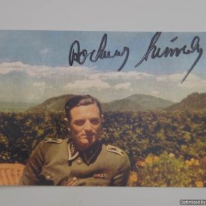 SMGP-849  Rochus Misch Signed photo 6x4 (Hitlers body guard)
