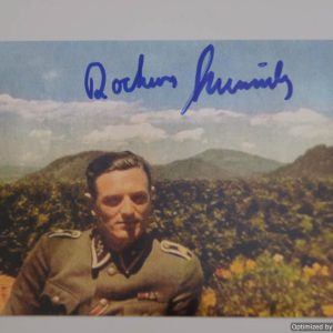 SMGP-851  Rochus Misch Signed photo 6x4 (Hitlers body guard) *SOLD
