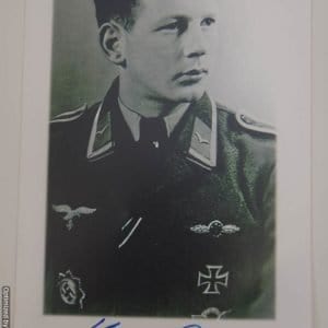 SMGP-867 Hugo Broch Signature on 4x6 photo