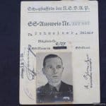 SS Ausweis Reimar Schmelzer Jay Gillespie collection