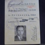 SS Ausweis Oskar Fritzsche Jay Gillespie collection