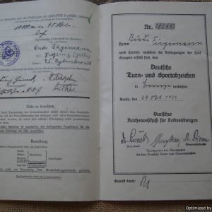 DRA Badge Certificate for Rudi Fugemann