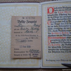 SMGL-24823 SA "Urkunde" Sports Book w/ case *SOLD
