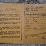 NSKOV Membership book "Rudolf Fugemann"