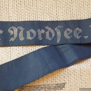 SMGL-24844 Kreigsmarine Cap Tally 1. Schiffsstammabteilung der Nordsee.1.