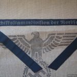 Kreigsmarine Cap Tally 1. U. Schiffsstammdivision der Nordsee. 1. U.