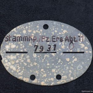 SMGP-1074 Panzer Dog tag