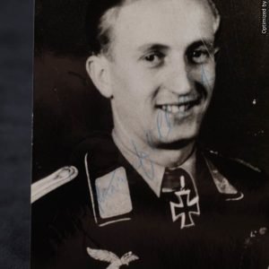 SMGP-1117 Knights Cross Winner signature Friedrich Rumpelhardt